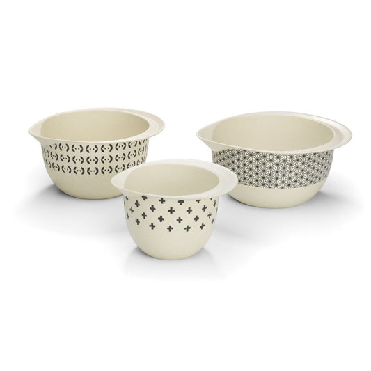  Cuisinart Bamboo Fiber Mixing Bowls | Set Of 3