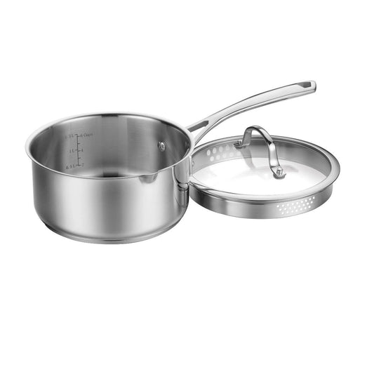  Cuisinart Forever Stainless Pour Saucepan With Straining Cover | 2 Qt.