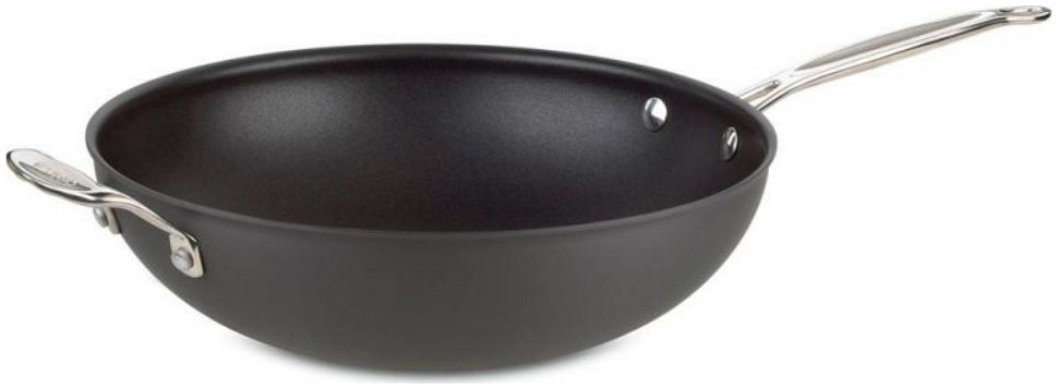  Cuisinart Chef's Classic Hard Anodized Nonstick 12.5" Stir-Fry Pan