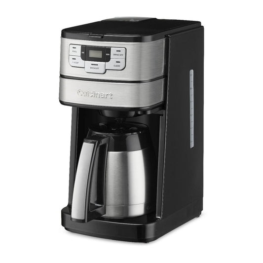  Cuisinart 10-Cup Automatic Grind & Brew Coffeemaker With Thermal Carafe | Black & Stainless Steel