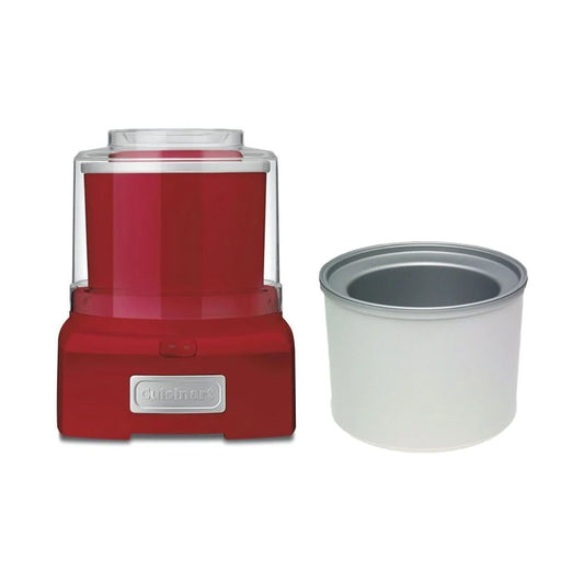  Cuisinart Frozen Yogurt, Ice Cream & Sorbet Maker + Extra Bowl | Red
