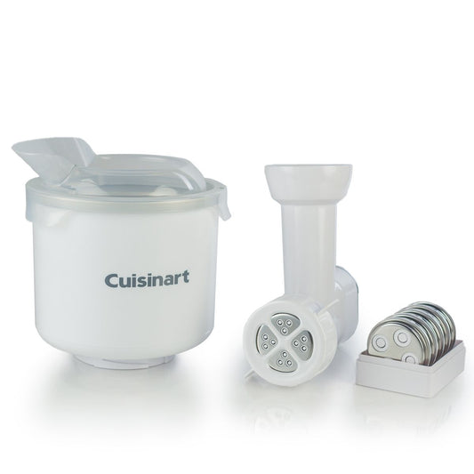  Cuisinart Precision 5.5-Quart Stand Mixer Attachment Set | Ice Cream Maker + Pasta Extruder
