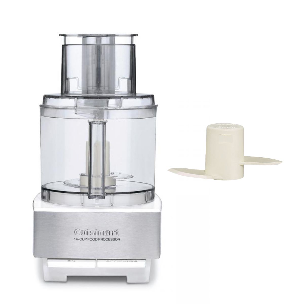  Cuisinart Custom 14-Cup Food Processor + Dough Blade | White