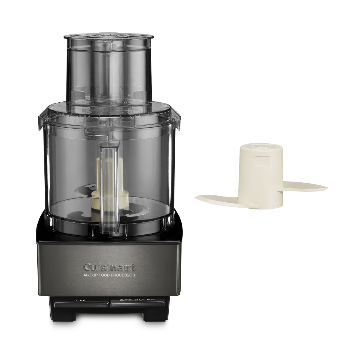  Cuisinart 14-Cup Food Processor + Dough Blade | Black Stainless