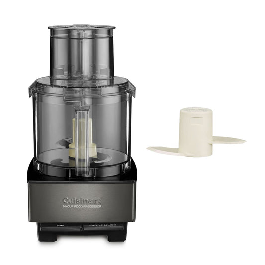  Cuisinart 14-Cup Food Processor + Dough Blade | Black Stainless