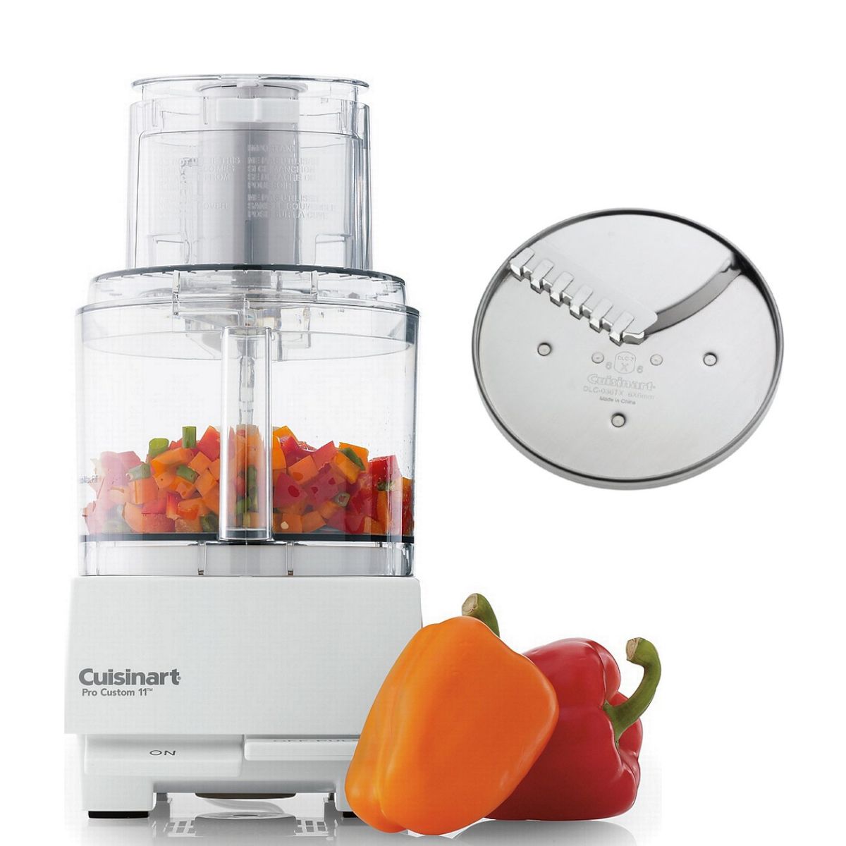  Cuisinart Pro Custom 11-Cup Food Processor + French Fry Cut Disc