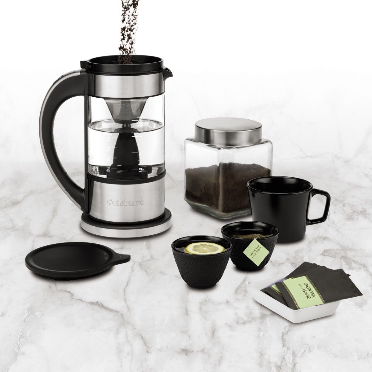  Cuisinart 5-Cup Programmable Percolator & Electric Kettle
