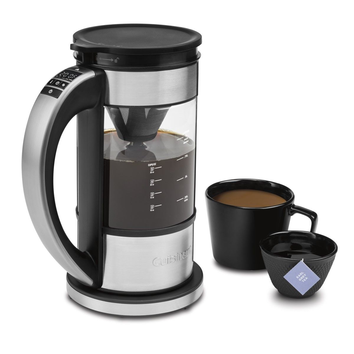  Cuisinart 5-Cup Programmable Percolator & Electric Kettle