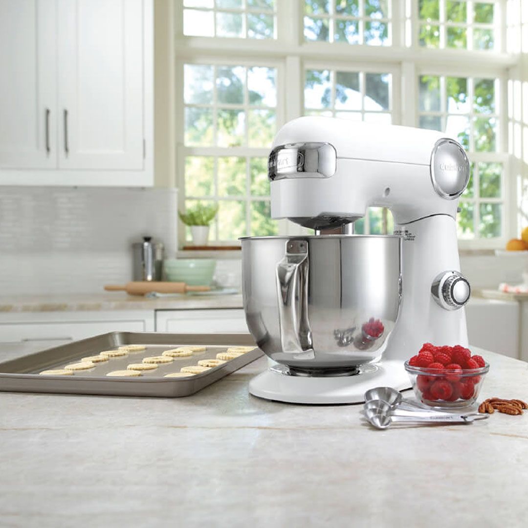  Cuisinart Precision Master 5.5-Quart Stand Mixer | White