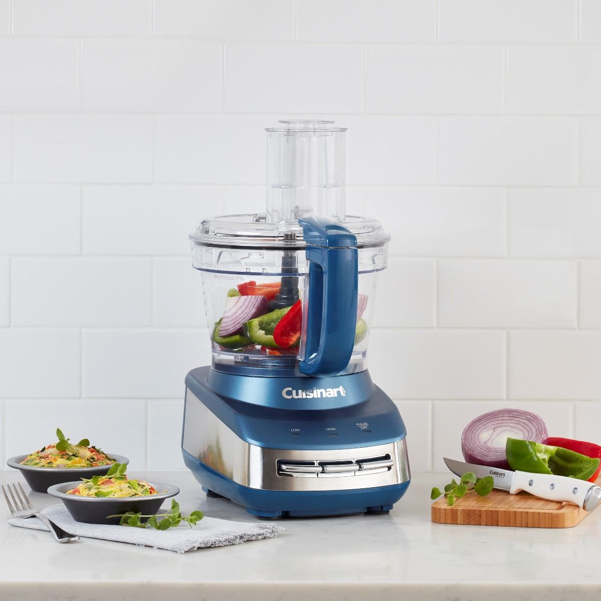  Cuisinart Core Custom 10-Cup Multifunctional Food Processor | Marine Blue