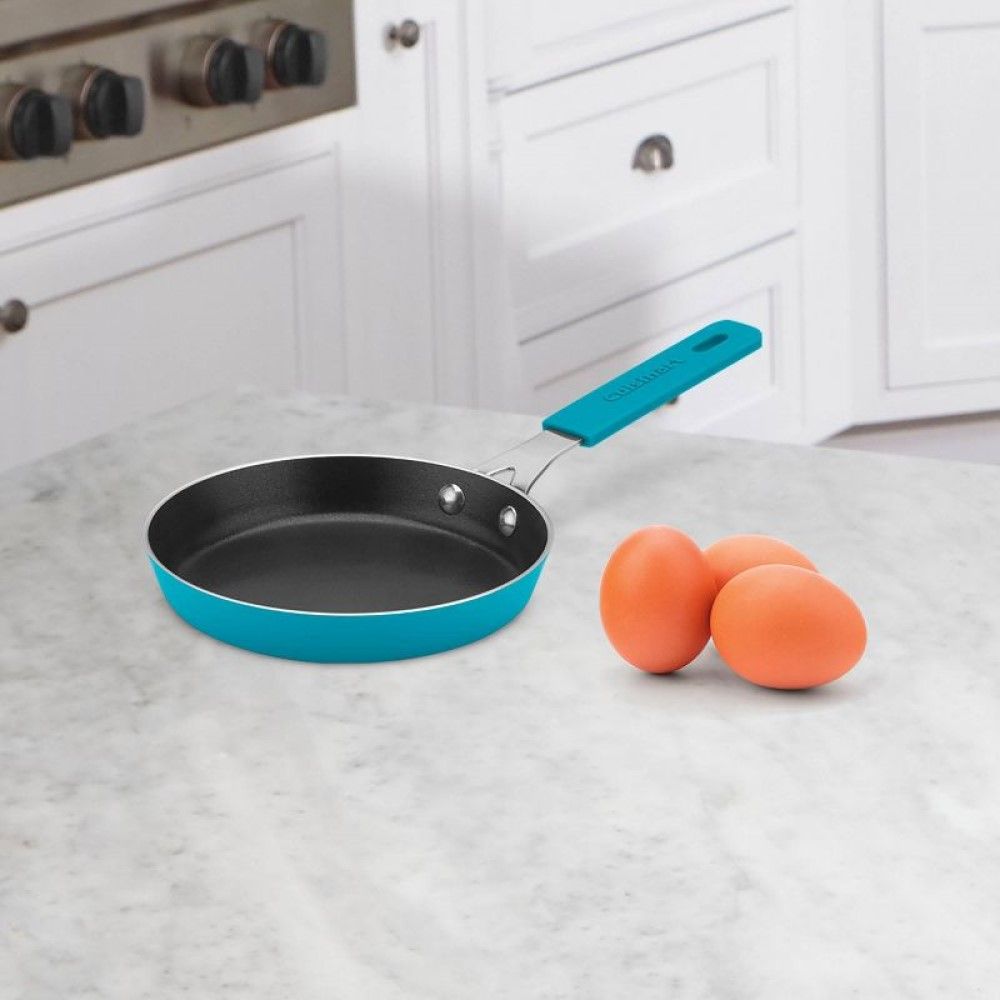  Cuisinart Mini 5.5" Nonstick Round Fry Pan | Turquoise