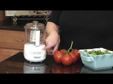  Cuisinart Mini Prep Food Processor + Chopping Blade | Metallic Red