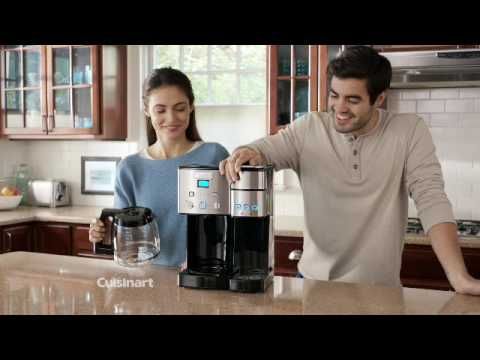  Cuisinart Coffee Center 12-Cup Coffee Maker & Single-Serve Brewer | Silver