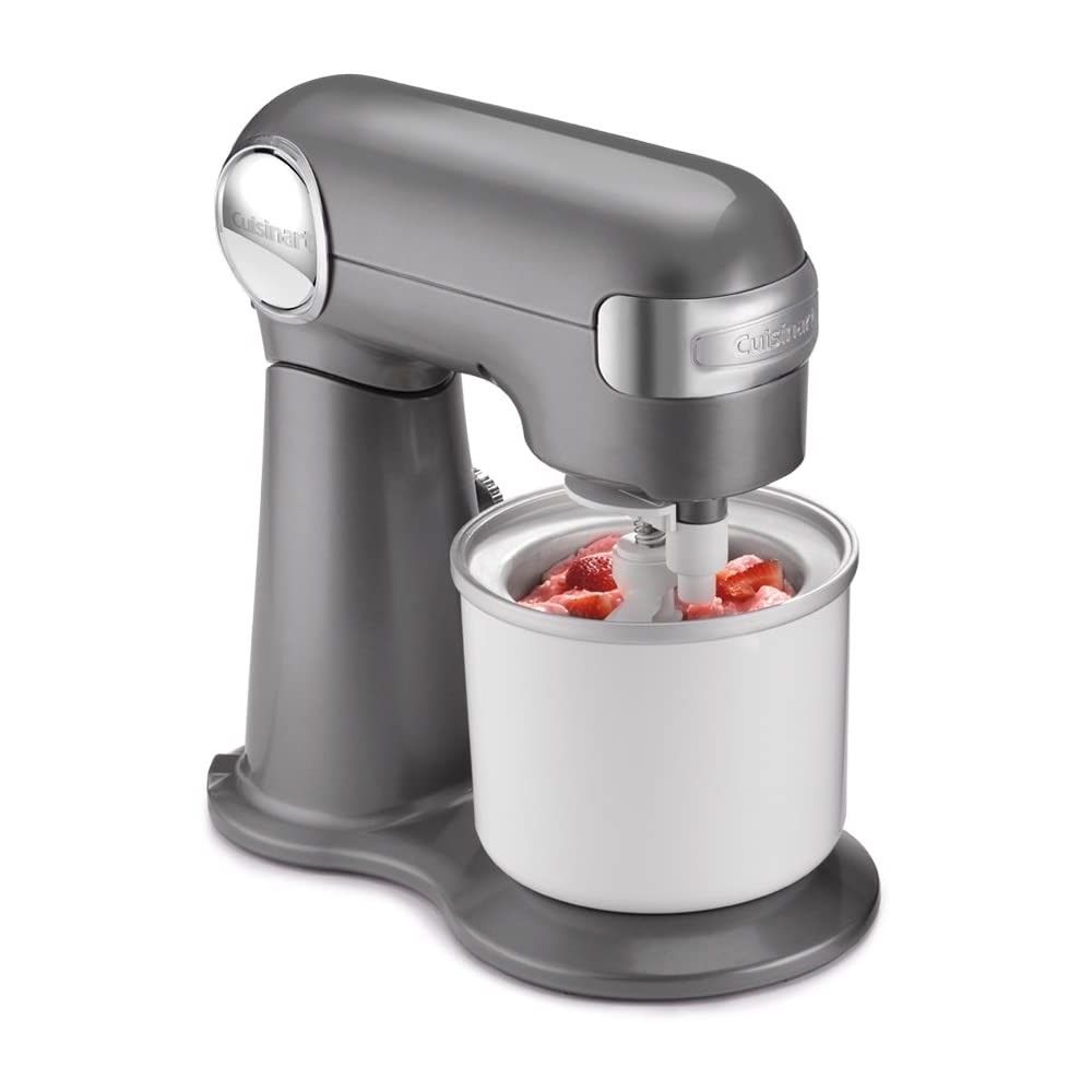  Cuisinart Precision 5.5-Quart Stand Mixer + Ice Cream Maker Attachment | Onyx Black