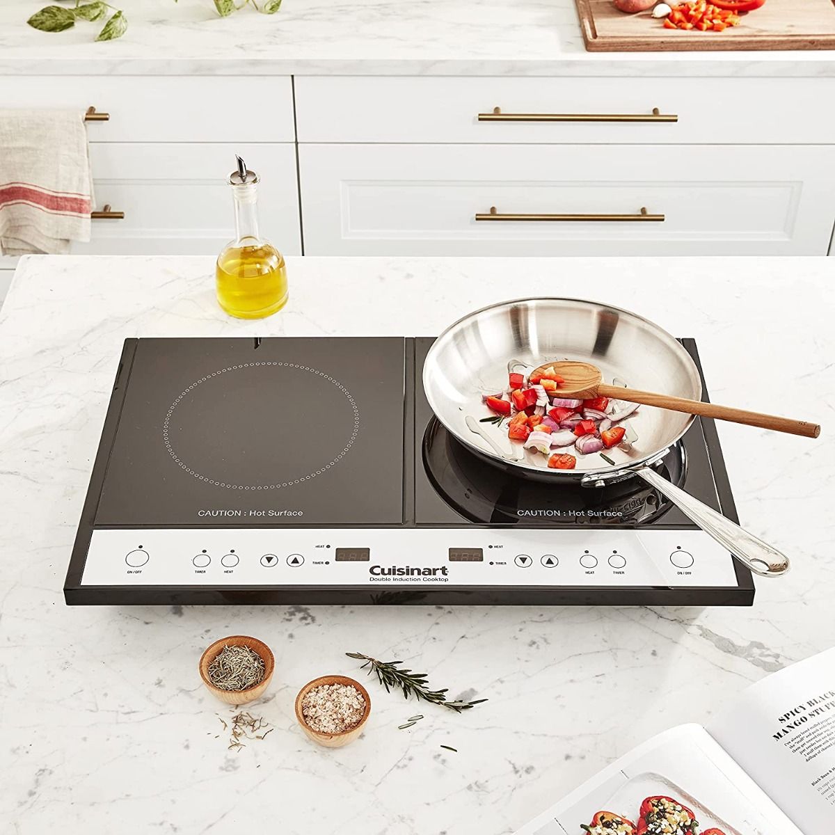  Cuisinart Double Induction Cooktop | Black