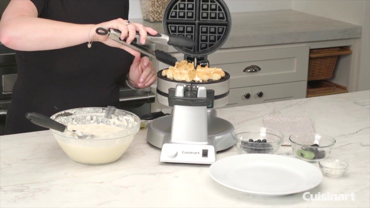  Cuisinart Double Flip Belgian Waffle Maker | Round