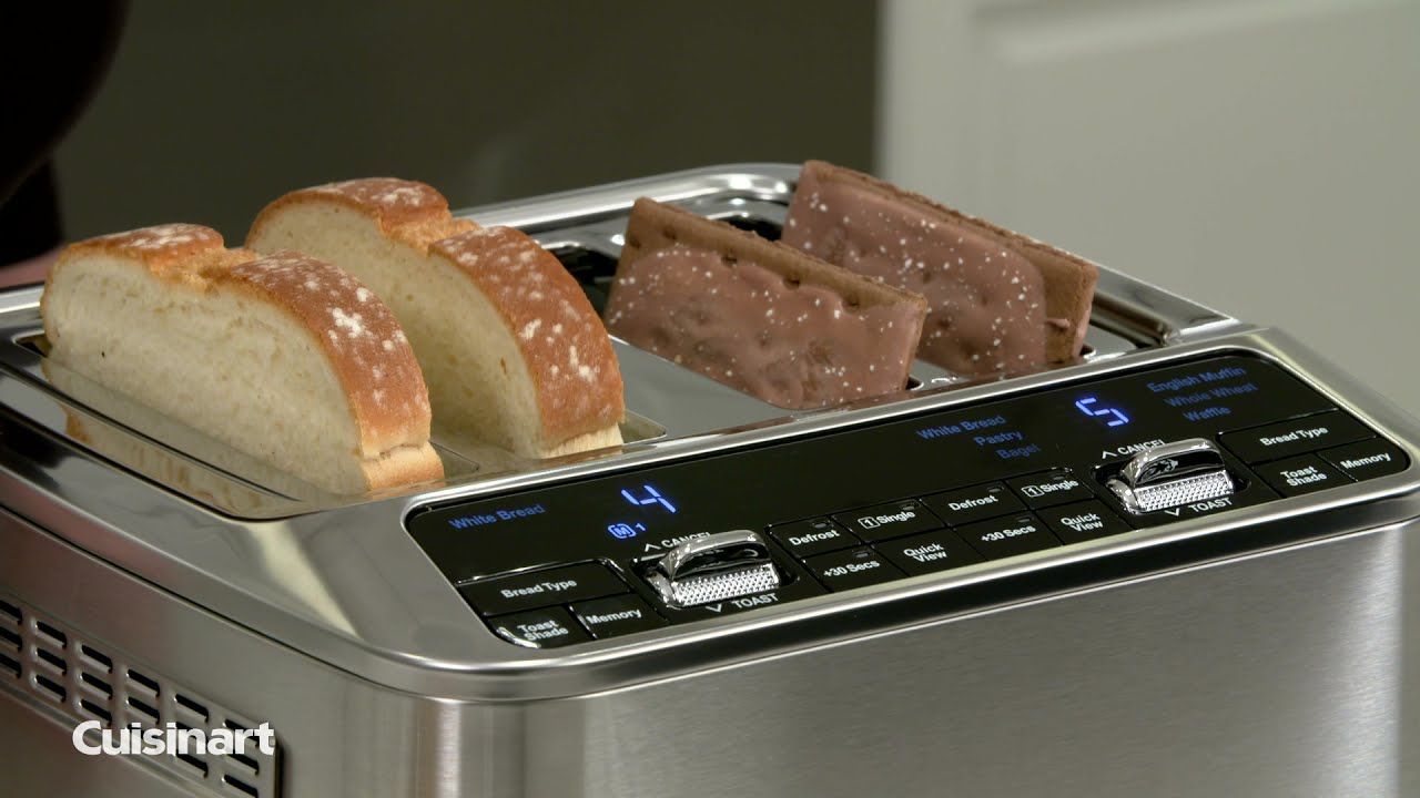  Cuisinart 2-Slice Digital Motorized Toaster | Stainless Steel