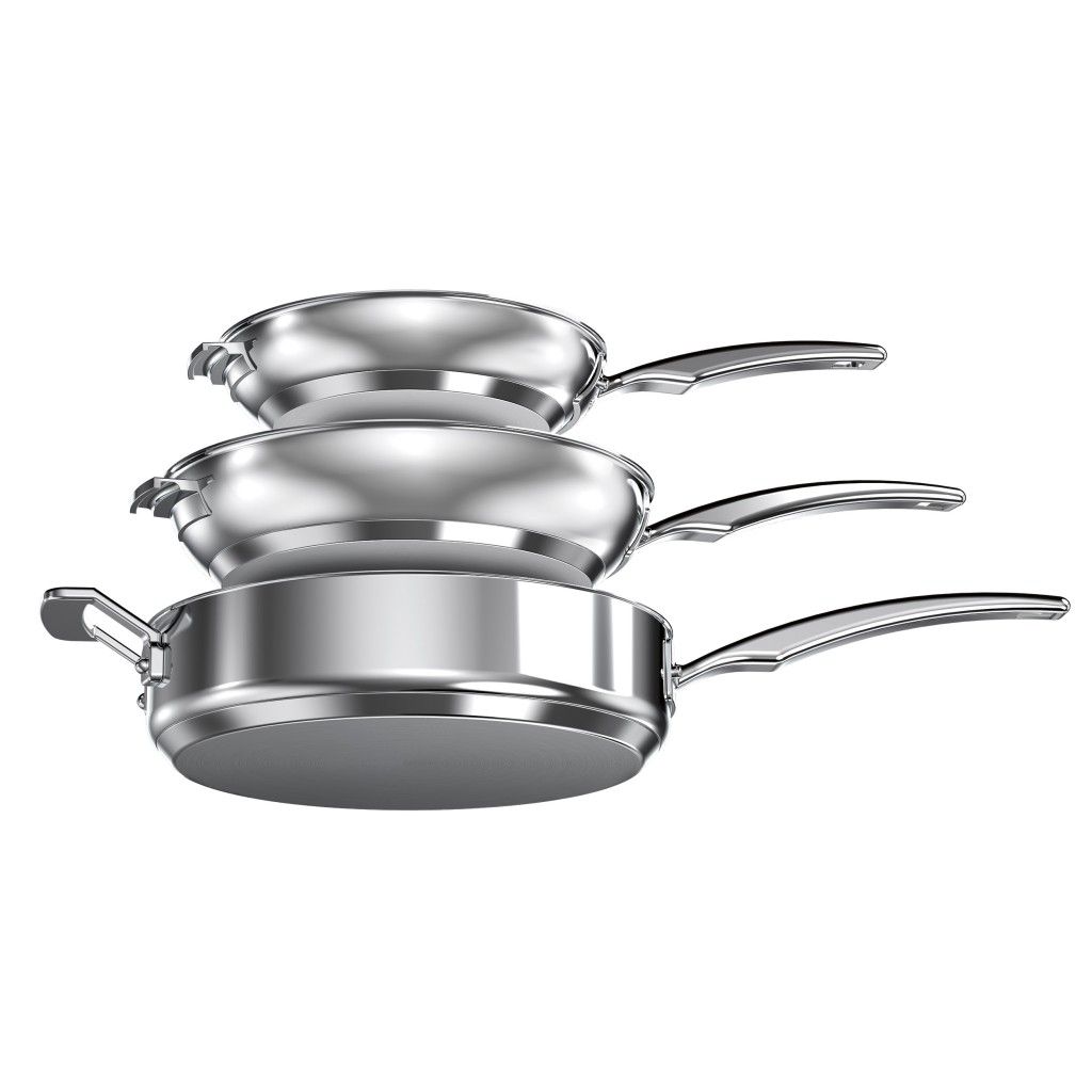  Cuisinart 11-Piece Smartnest Stainless Steel Cookware Set