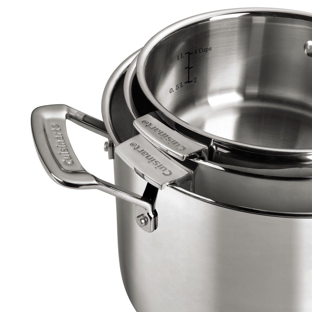  Cuisinart 11-Piece Smartnest Stainless Steel Cookware Set