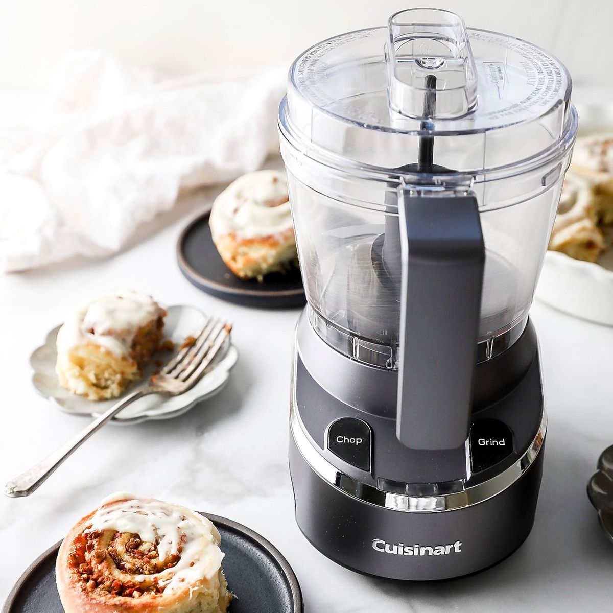  Cuisinart 4-Cup EvolutionX Cordless Rechargeable Mini Chopper | Dark Grey