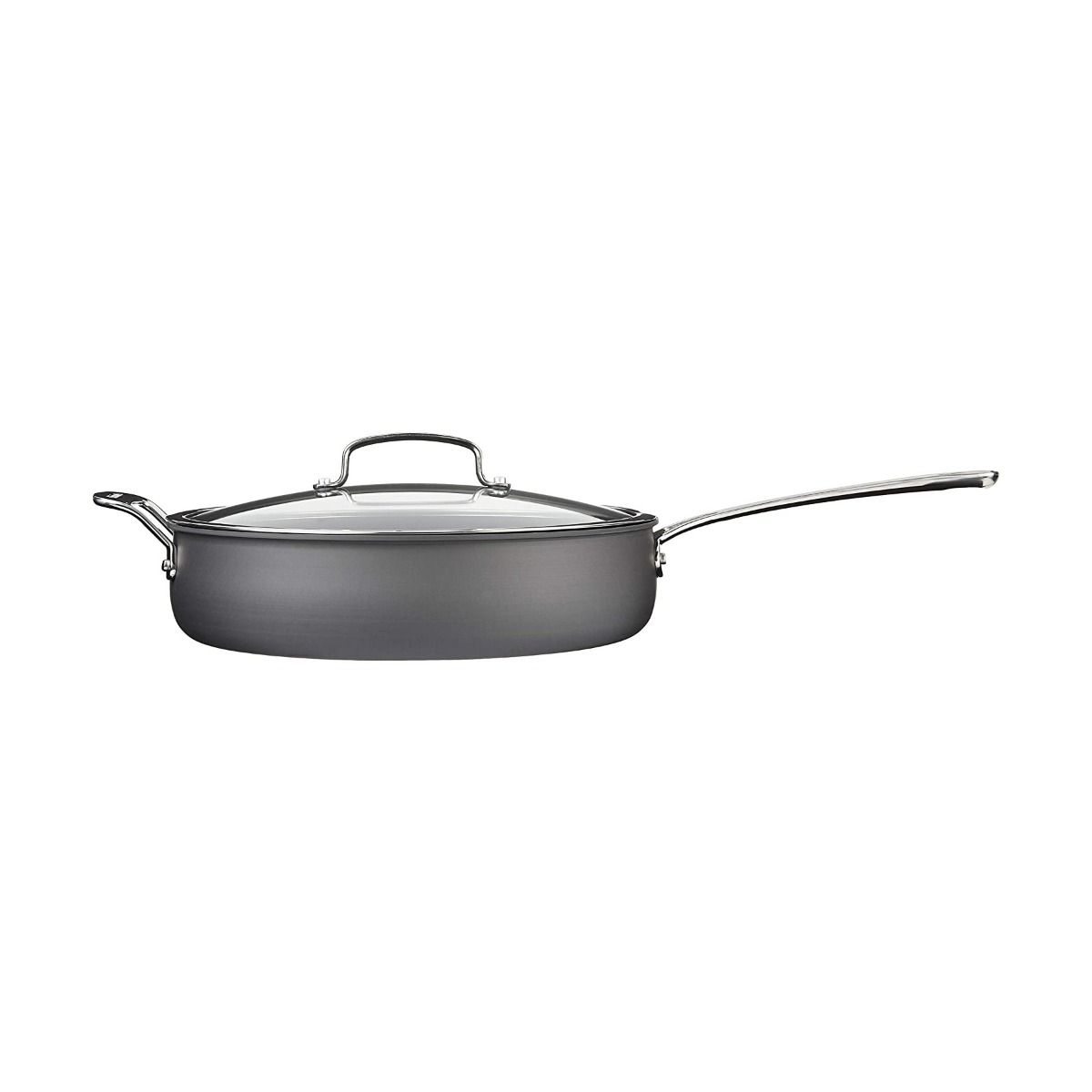  Cuisinart Contour Hard Anodized Saute Pan With Helper Handle & Cover | 5 Qt.