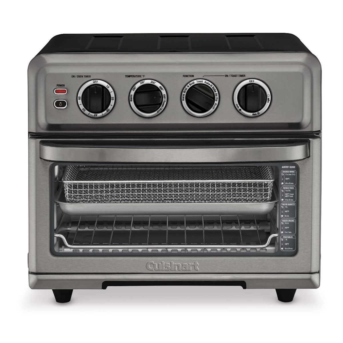  Cuisinart Air Fryer With Grill | Black & Stainless Steel