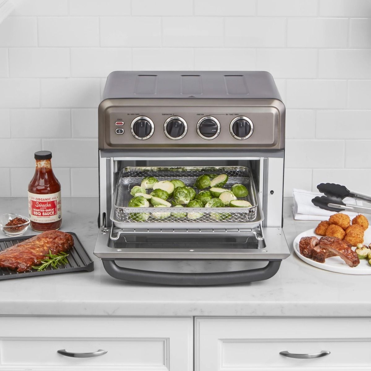  Cuisinart Air Fryer With Grill | Black & Stainless Steel