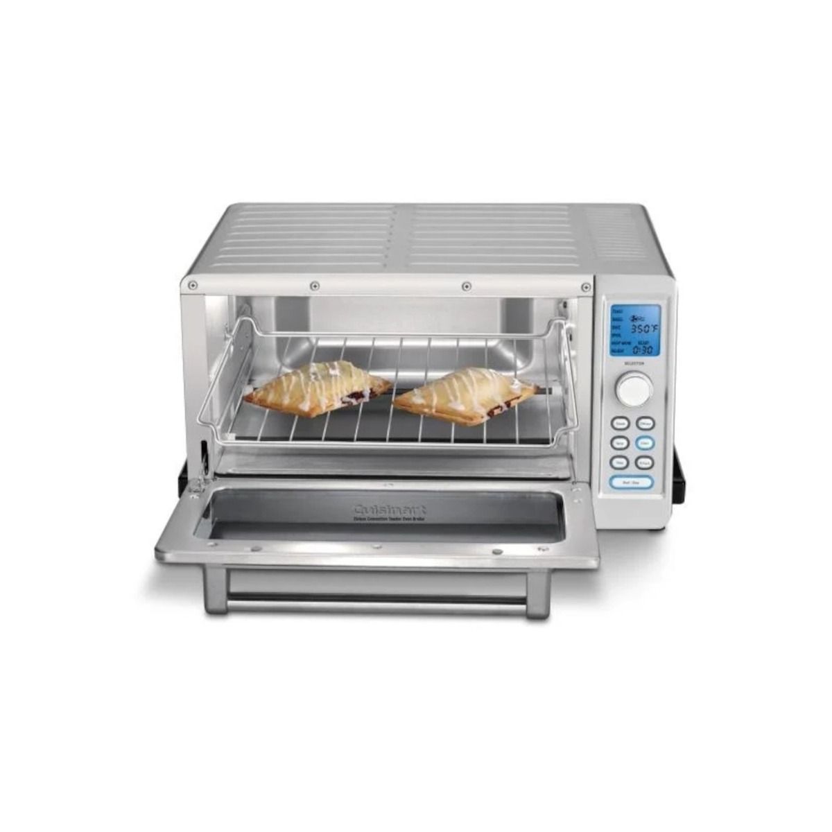  Cuisinart Deluxe Convection Toaster Oven Broiler | White & Stainless Steel
