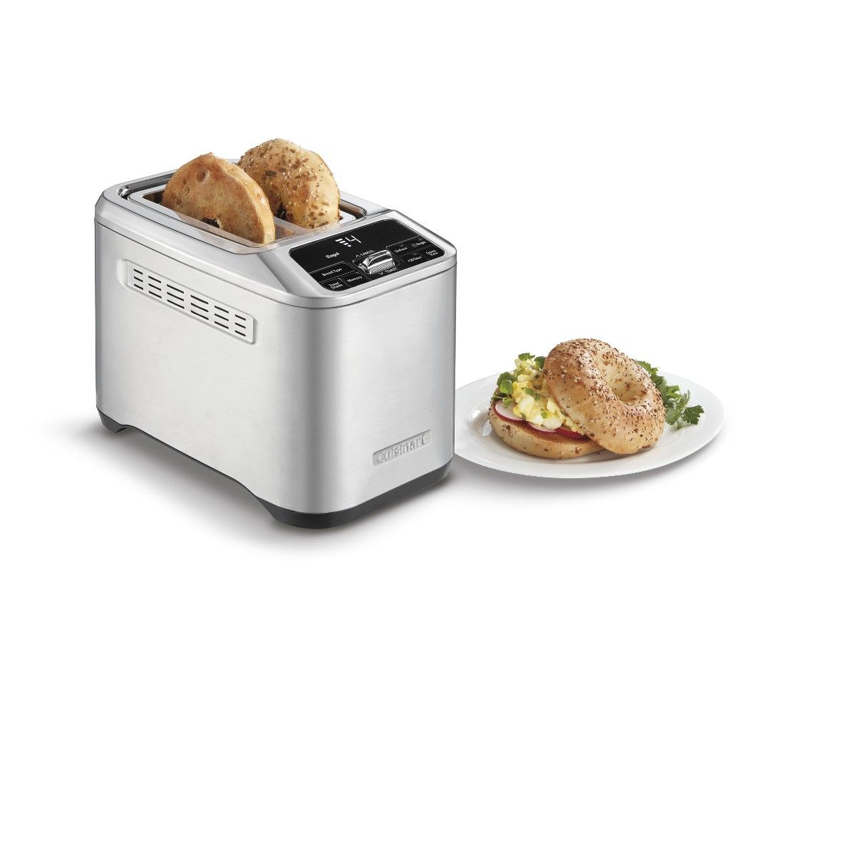  Cuisinart 2-Slice Digital Motorized Toaster | Stainless Steel